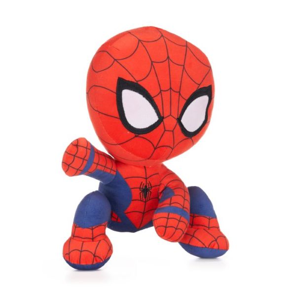 (Mis 3+) MARVEL SPIDERMAN (SOLO) Peluche 27cm – 3ass….x48